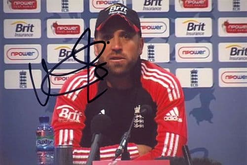 Matt Prior, Sussex & England, signed 6x4 inch photo.
