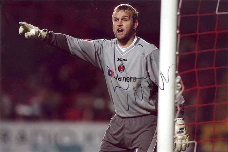 Nicky Weaver, Charlton Athletic, signed 12x8 inch photo.