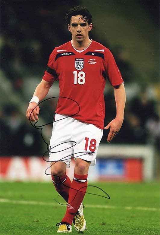 Owen Hargreaves, England, signed 12x8 inch photo.