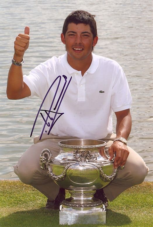 Pablo Larrazabal, Spanish golfer, signed 12x8 inch photo.