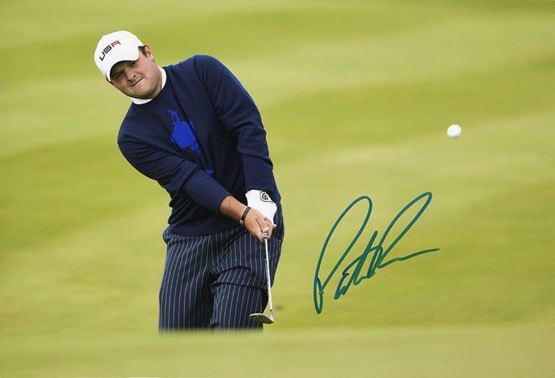 Patrick Reed, Ryder Cup, signed 12x8 inch photo.