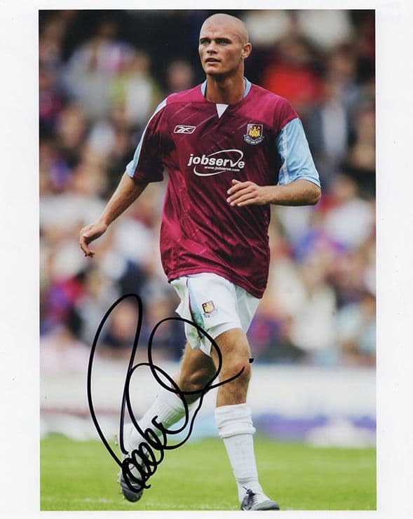 Paul Konchesky, West Ham Utd, signed 10x8 inch photo.