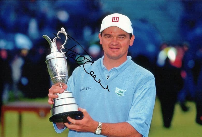 Paul Lawrie, Open Championship 1999 Carnoustie, signed 12x8 inch photo.
