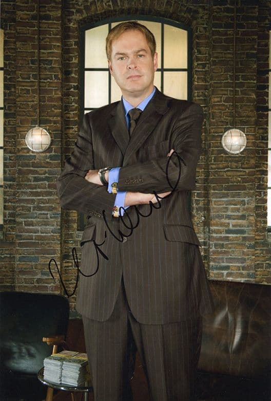 Peter Jones, Dragon's Den, signed 12x8 inch photo.