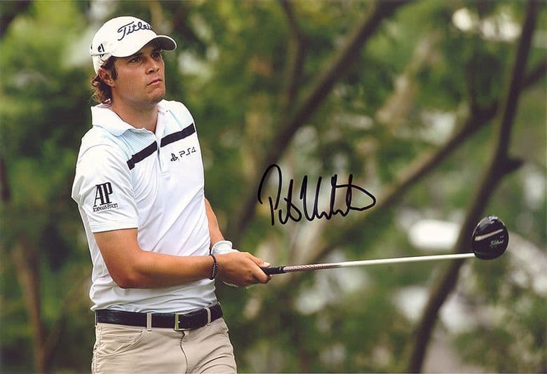 Peter Uihlein, American golfer, signed 12x8 inch photo.