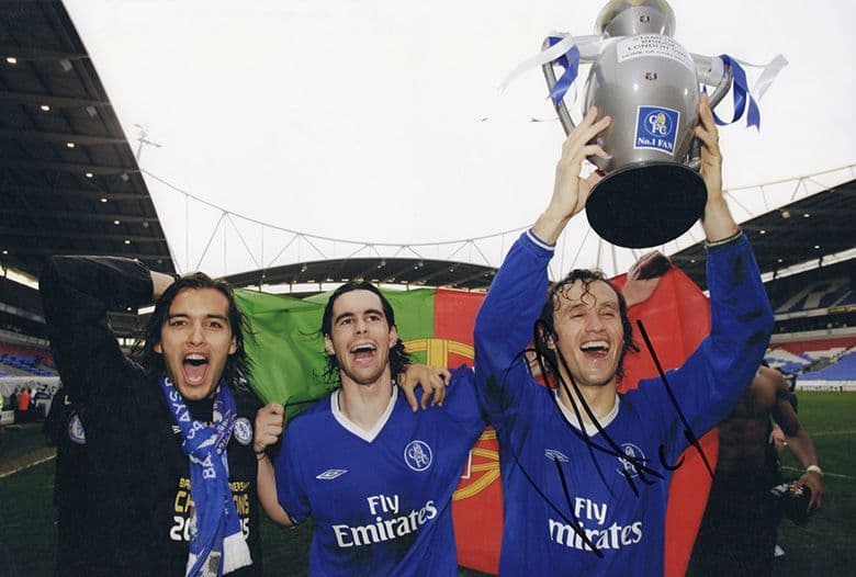 Ricardo Carvalho, Chelsea & Portugal, signed 12x8 inch photo.