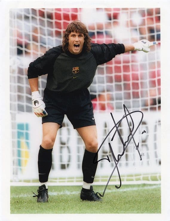 Richard Dutruel, Barcelona & France, signed 10x8 inch photo.