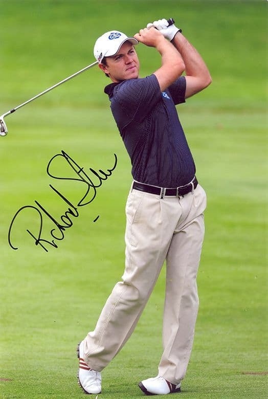 Richard Sterne, South African golfer, signed 12x8 inch photo.