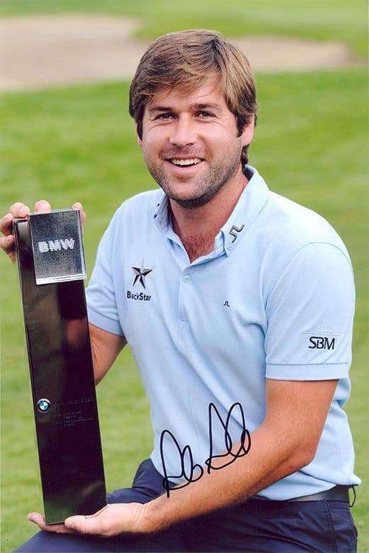 Robert Rock, BMW Italian Open 2011, signed 12x8 inch photo.