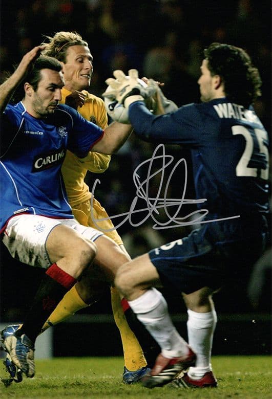 Ronald Waterreus, Rangers, signed 12x8 inch photo.