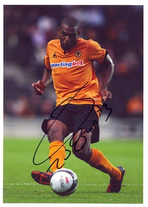 Ronald Zubar, Wolves, signed 7x5 inch photo.