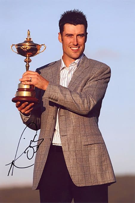 Ross Fisher, Ryder Cup 2010, signed 12x8 inch photo.