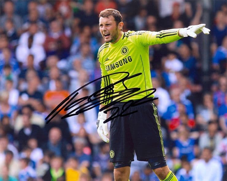Ross Turnbull, Chelsea, signed 10x8 inch photo.