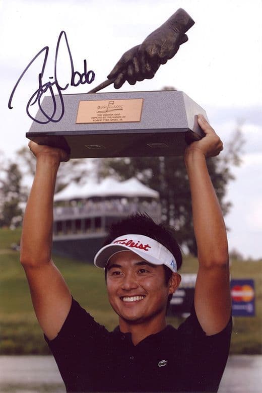 Ryuji Imada, Japanese golfer, signed 12x8 inch photo.