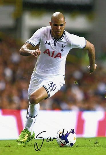 Sandro, Tottenham Hotspur, signed 12x8 inch photo.