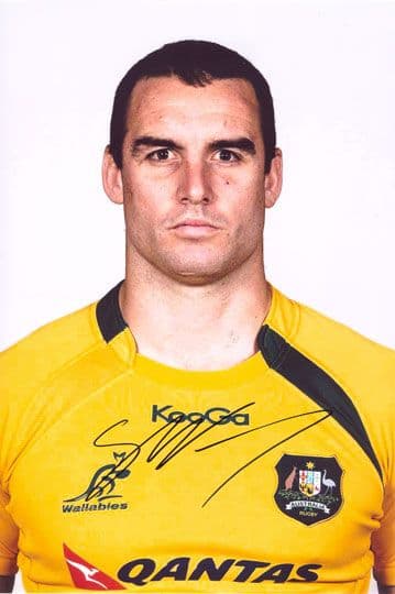 Scott Fardy, Australia, signed 12x8 inch photo.