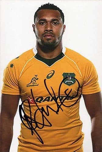 Sefa Naivalu, Australia, signed 6x4 inch photo.