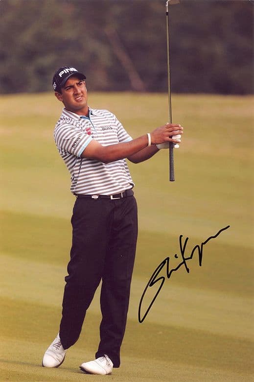 Shiv Kapur, Indian golfer, signed 12x8 inch photo.