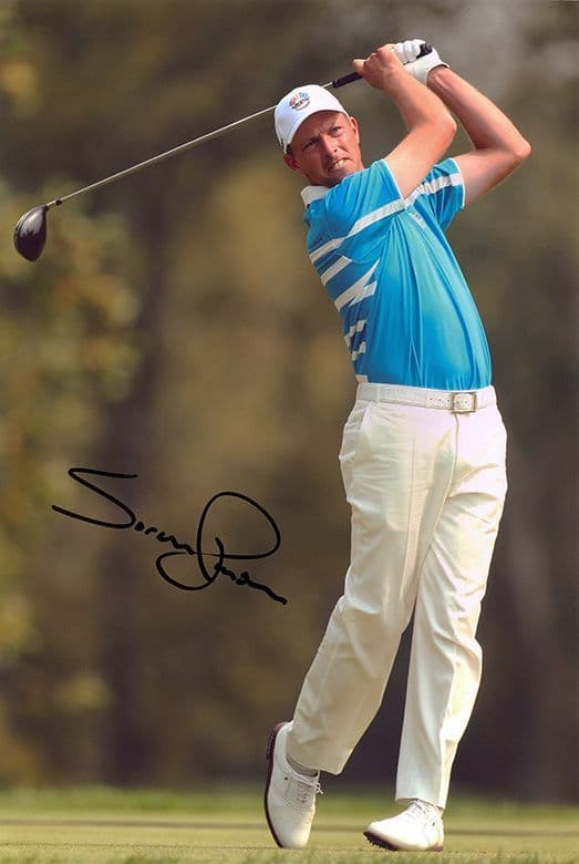 Soren Hansen, Ryder Cup 2008 Valhalla, signed 12x8 inch photo.