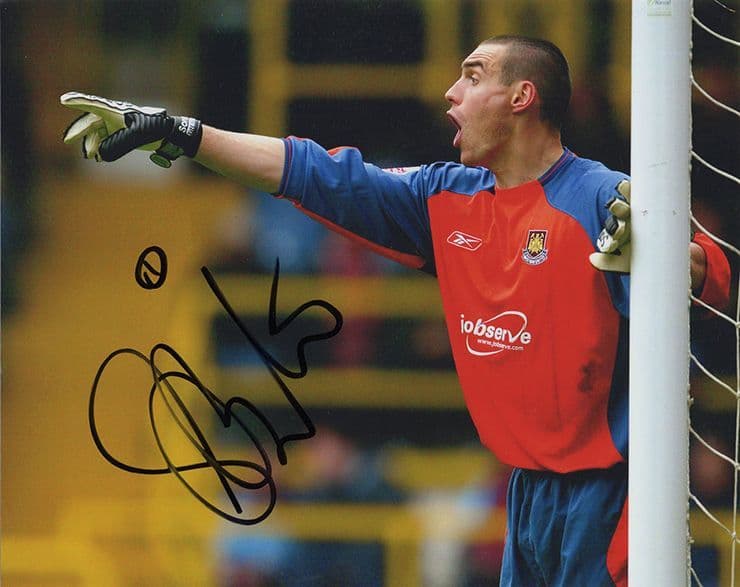 Stephen Bywater, West Ham Utd, signed 10x8 inch photo.