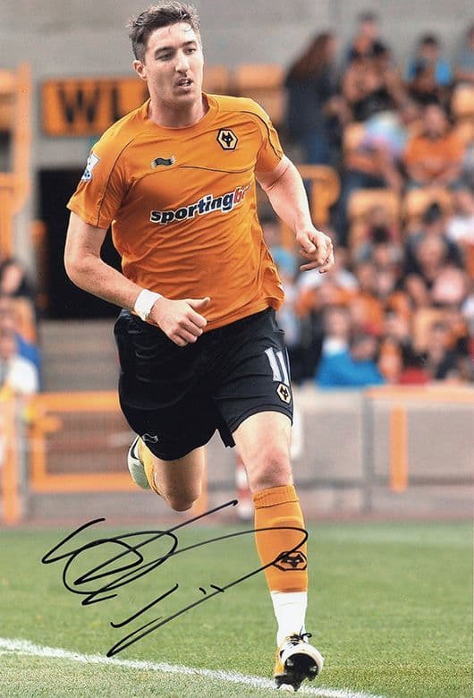 Stephen Ward, Wolves & Republic of Ireland, signed 12x8 inch photo.