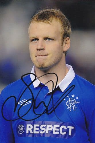 Steven Naismith, Rangers & Scotland, signed 6x4 inch photo.