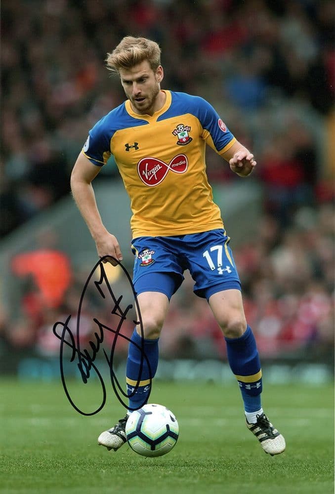 Stuart Armstrong, Southampton, Scotland, signed 12x8 inch photo.