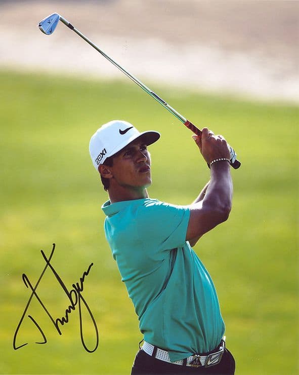 Thorbjorn Olesen, Danish golfer, signed 10x8 inch photo.