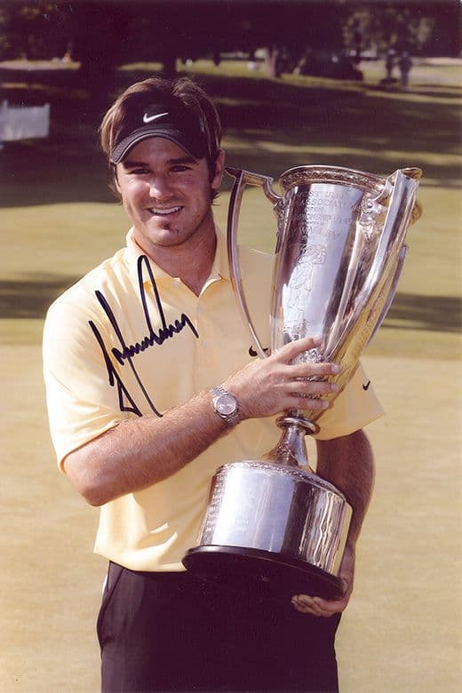 Trevor Immelman, signed 12x8 inch photo.