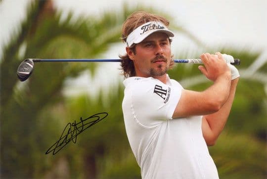 Victor Dubuisson, Ryder Cup golfer, signed 12x8 inch photo.