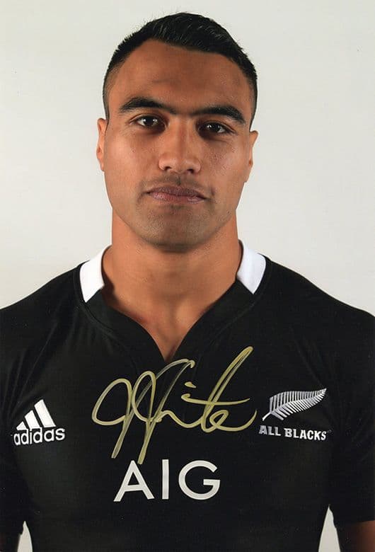 Victor Vito, New Zealand All Blacks, signed 12x8 inch photo.