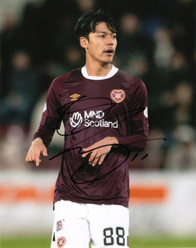 Yutaro Oda, Hearts, Japan, signed 10x8 inch photo.